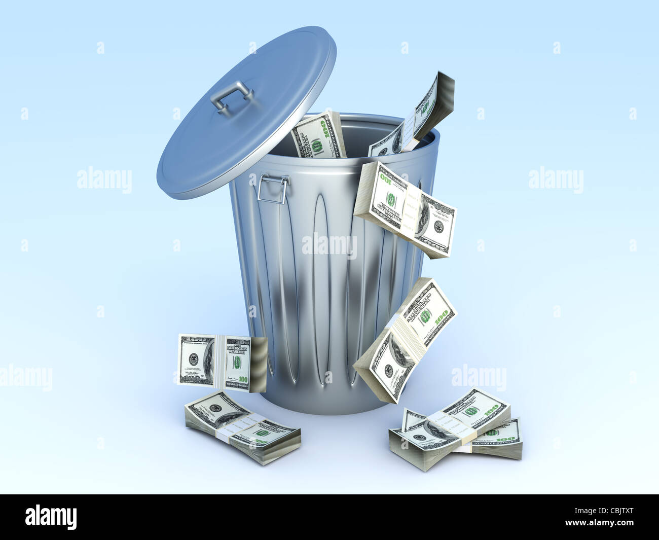 Throwing away money Stock Photo Alamy