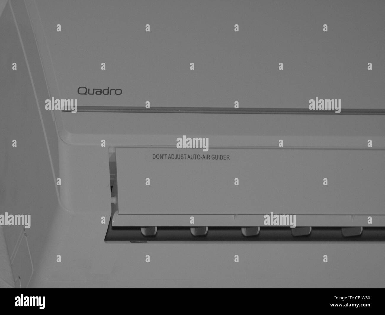 Wall mounted air conditioning Black and White Stock Photos & Images Alamy