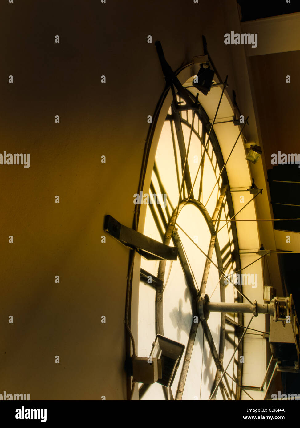 Gear of the clock machine of the clock on the Clock Tower in Denver