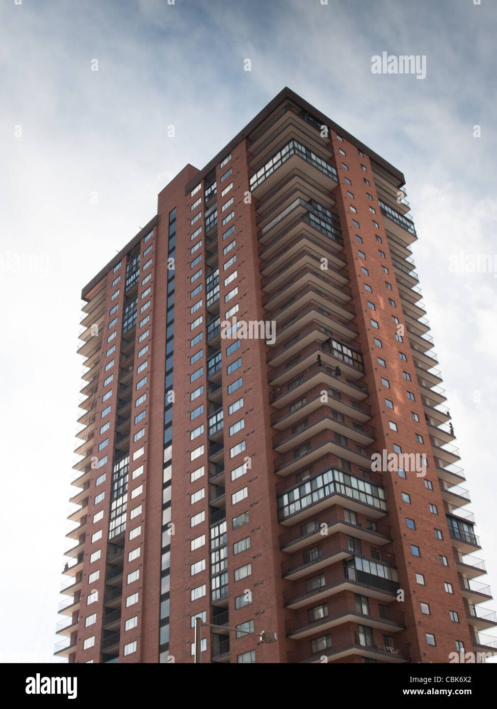 Tall apartment building Stock Photo - Alamy