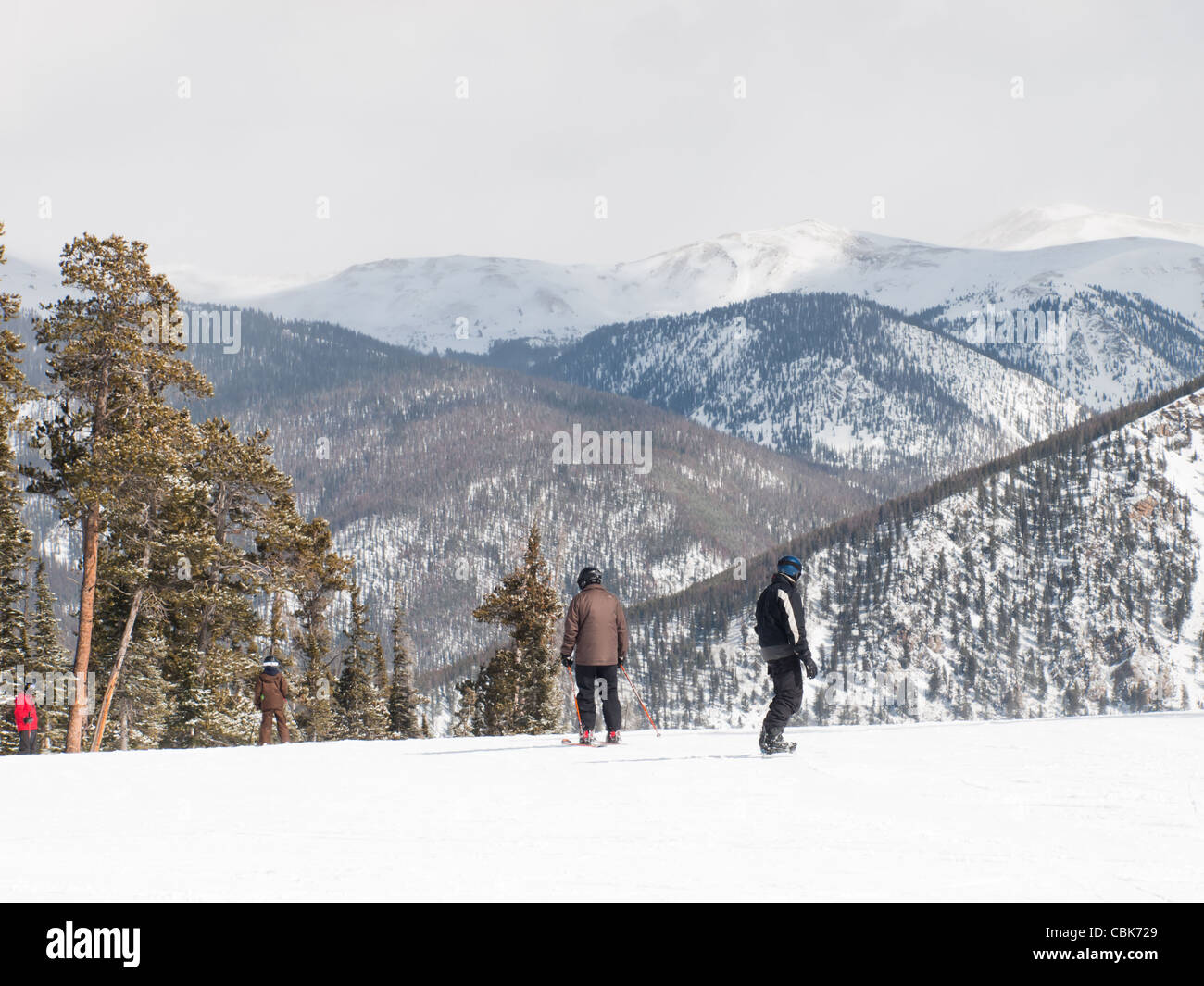 Skiing at keystone, Colorado Stock Photo - Alamy