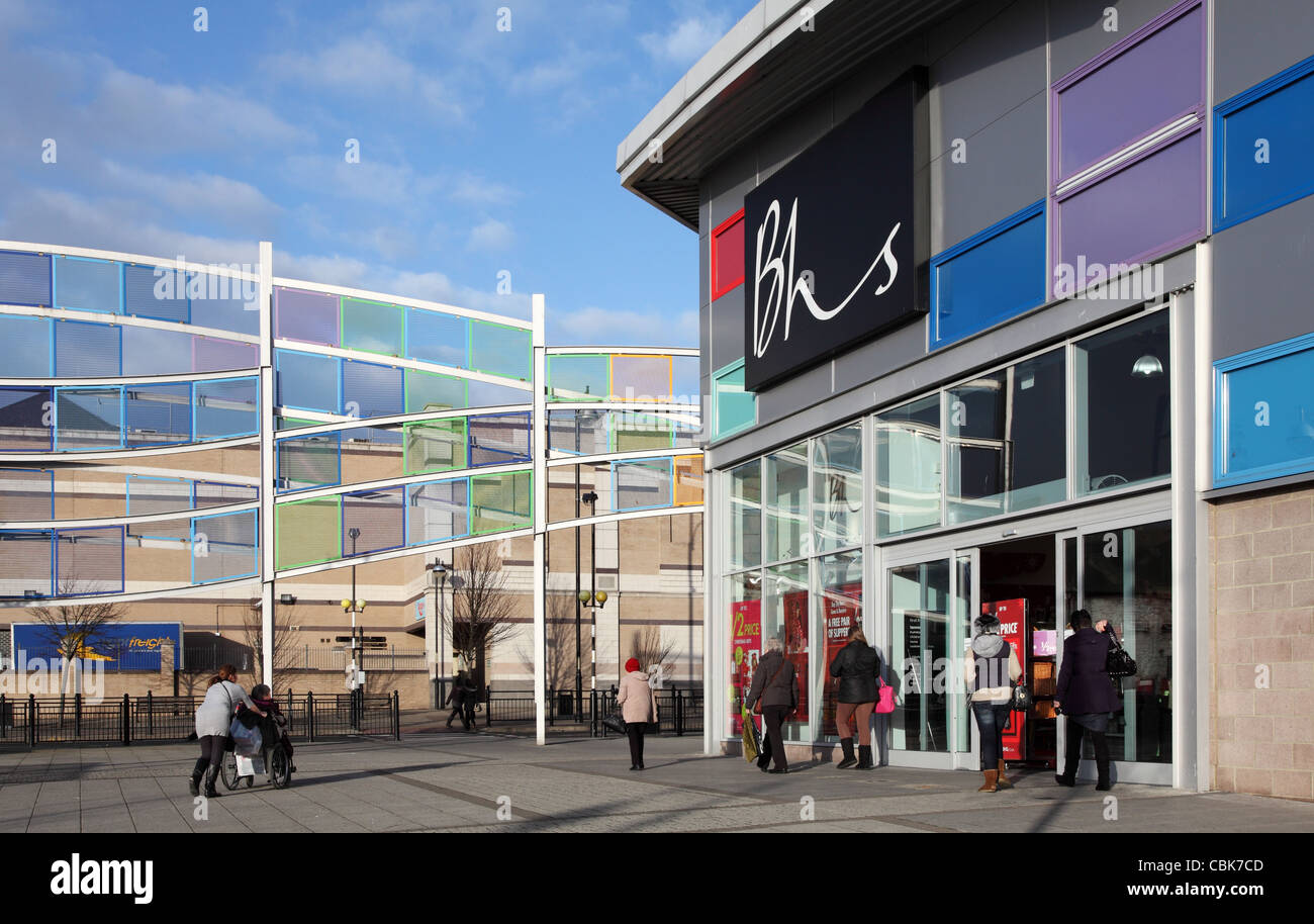 BHS store within Waterloo Square, South Shields, north east England