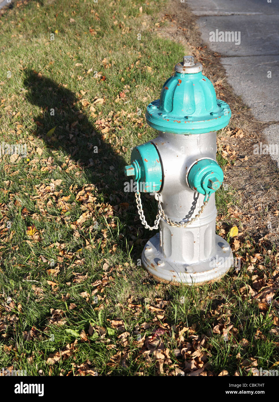 A cast iron fire hydrant seen at Wolfeboro, New Hampshire, USA Stock