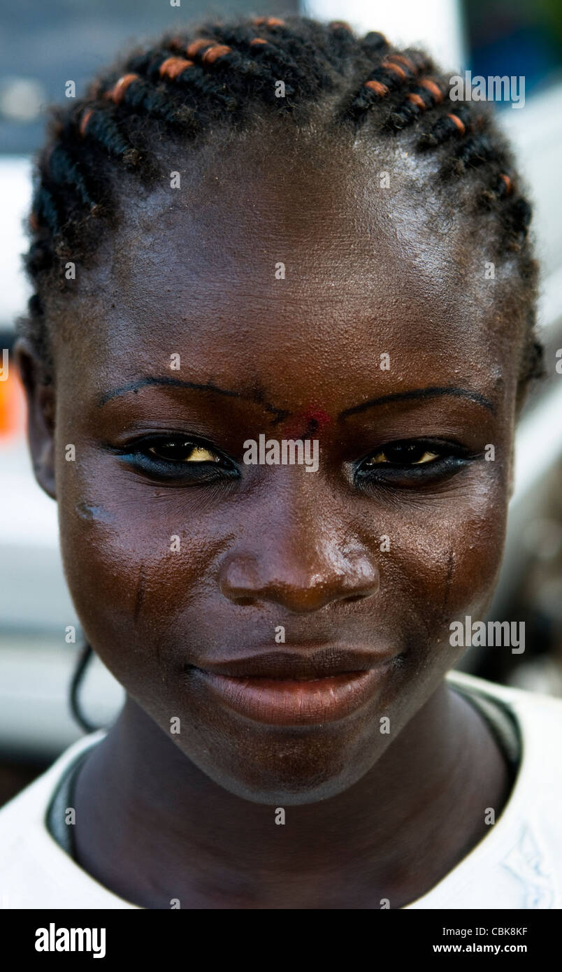 Benin beninese woman portrait smile hi res stock photography and images