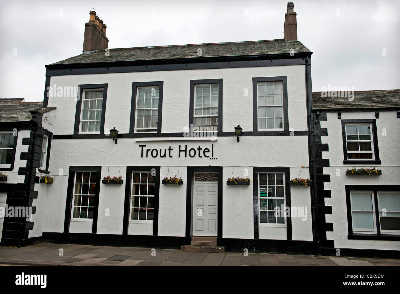 The Trout Hotel Cockermouth Stock Photo