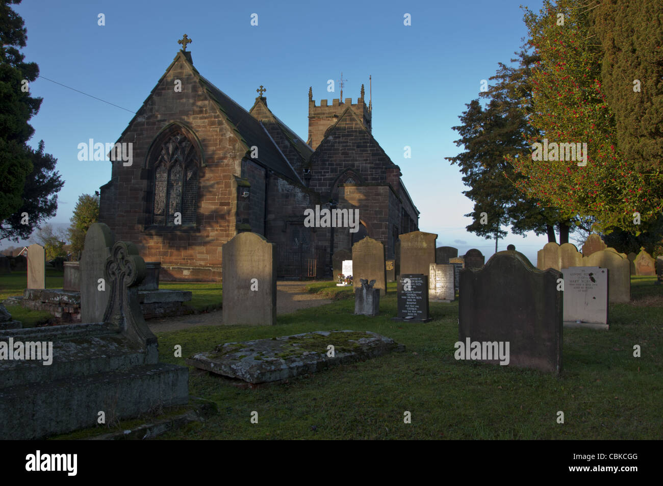 Codsall Church Staffordshire Stock Photo