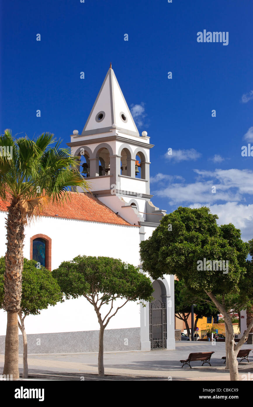 Parish church of Nuestra Senora del Rosario Puerto del Rosario Fuerteventura Canary Islands Spain Stock Photo