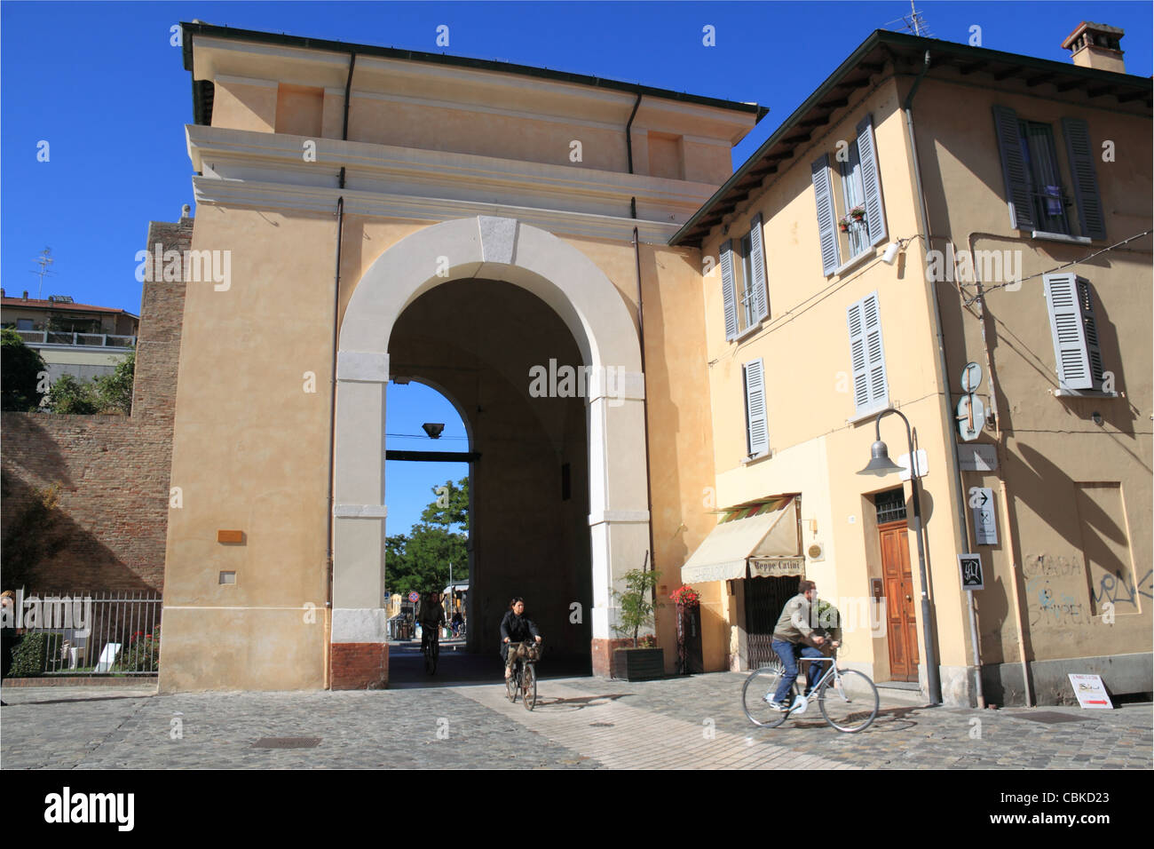 Porta Adriana (aka Port'Aurea Nova), Via Cavour, Piazza Baracca, Ravenna,  Emilia-Romagna, Italy, Europe Stock Photo - Alamy