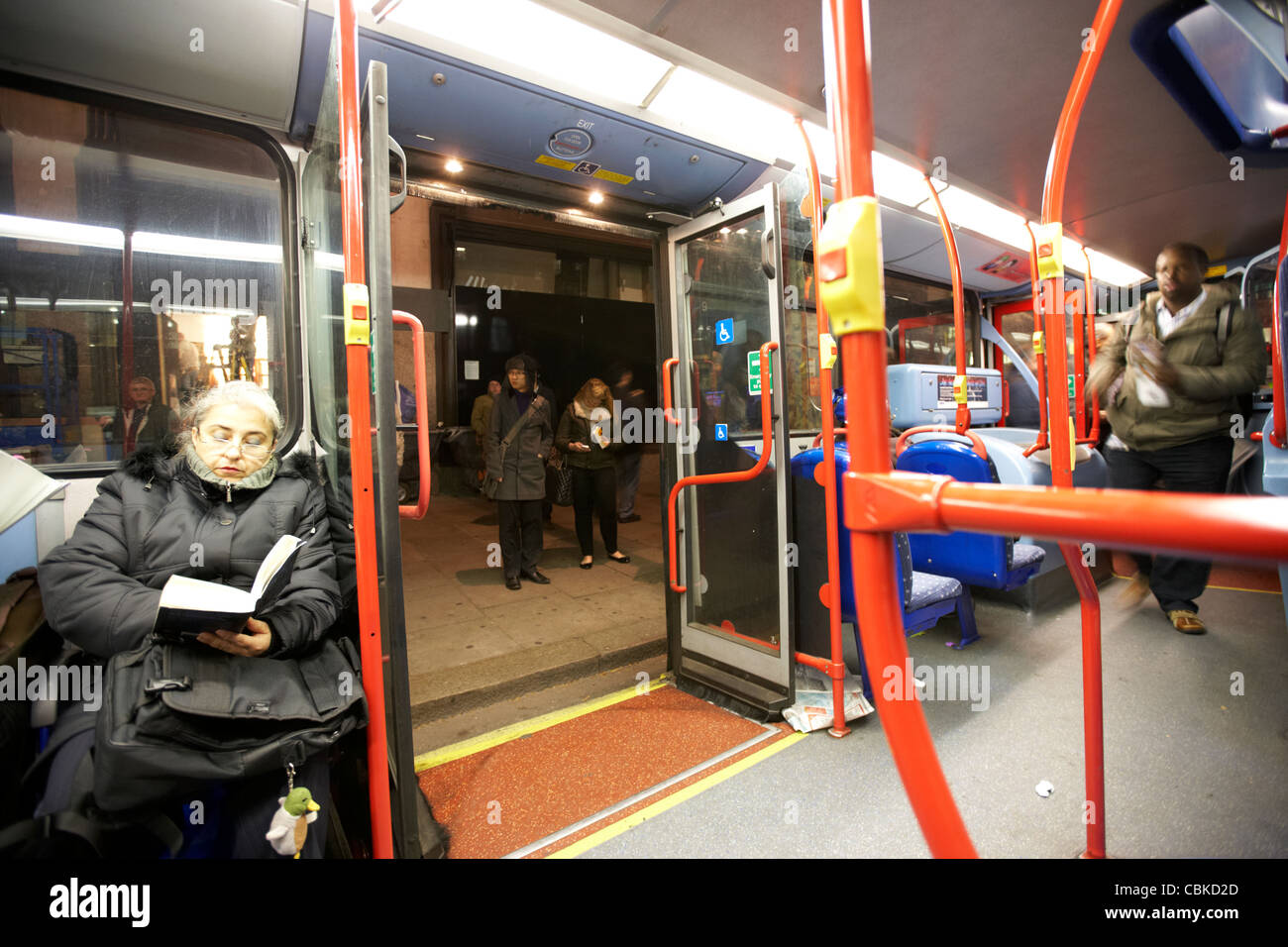 Inside of bus uk hi-res stock photography and images - Alamy