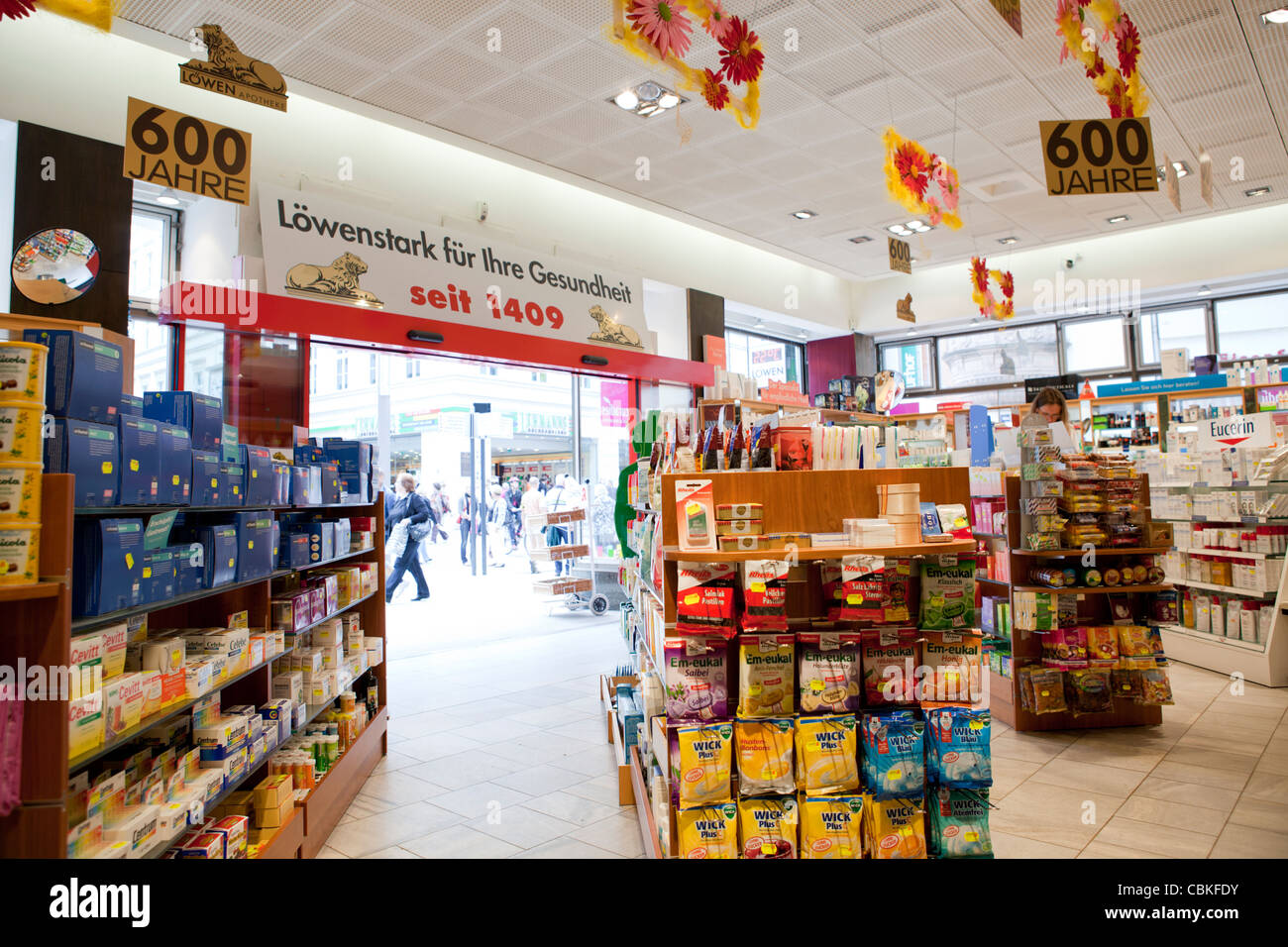 German pharmacy, apotheke Stock Photo - Alamy