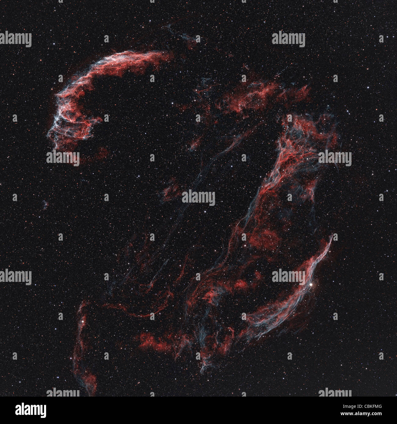 The Veil Nebula Stock Photo
