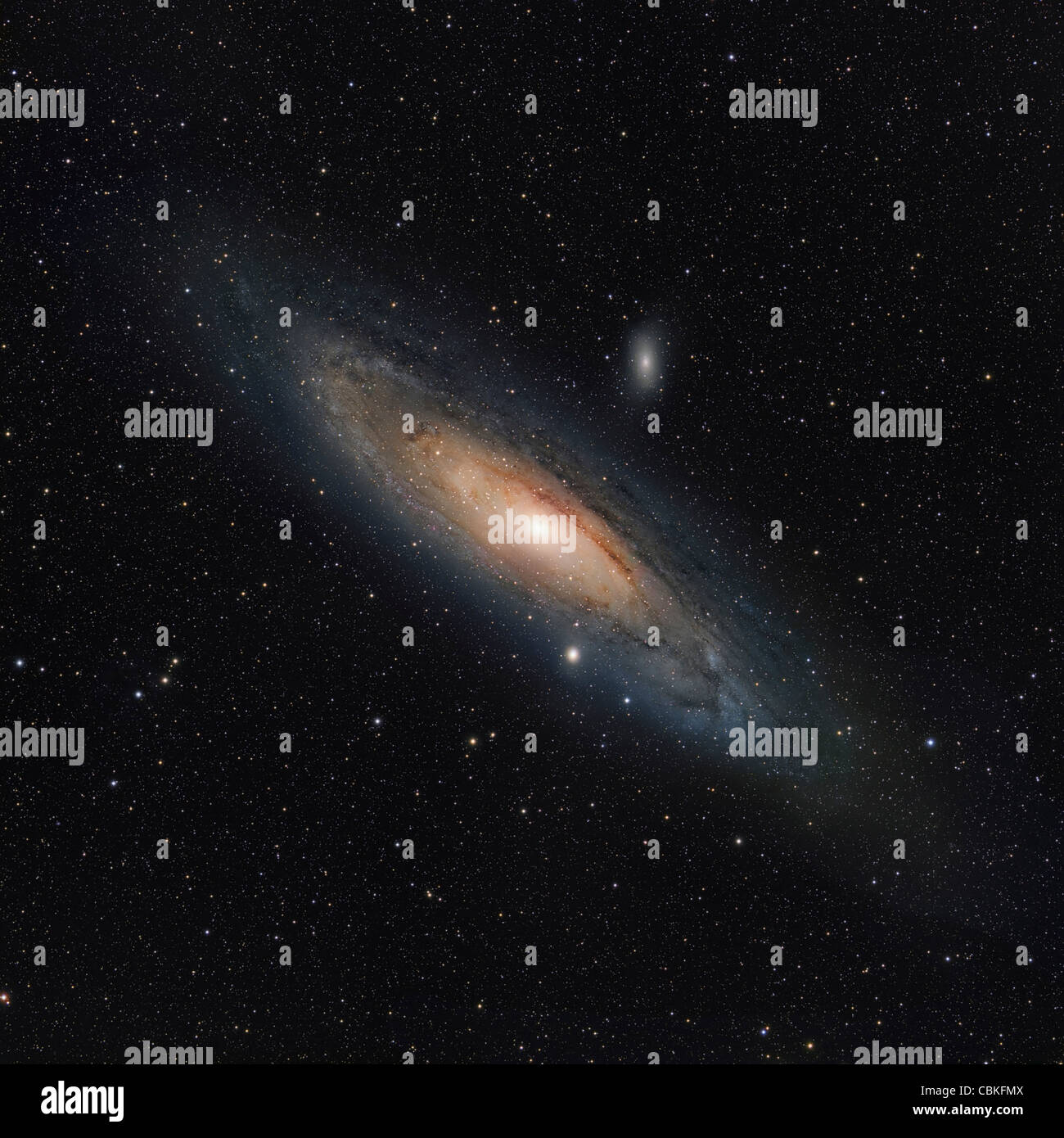 M31, The Andromeda Galaxy. Stock Photo