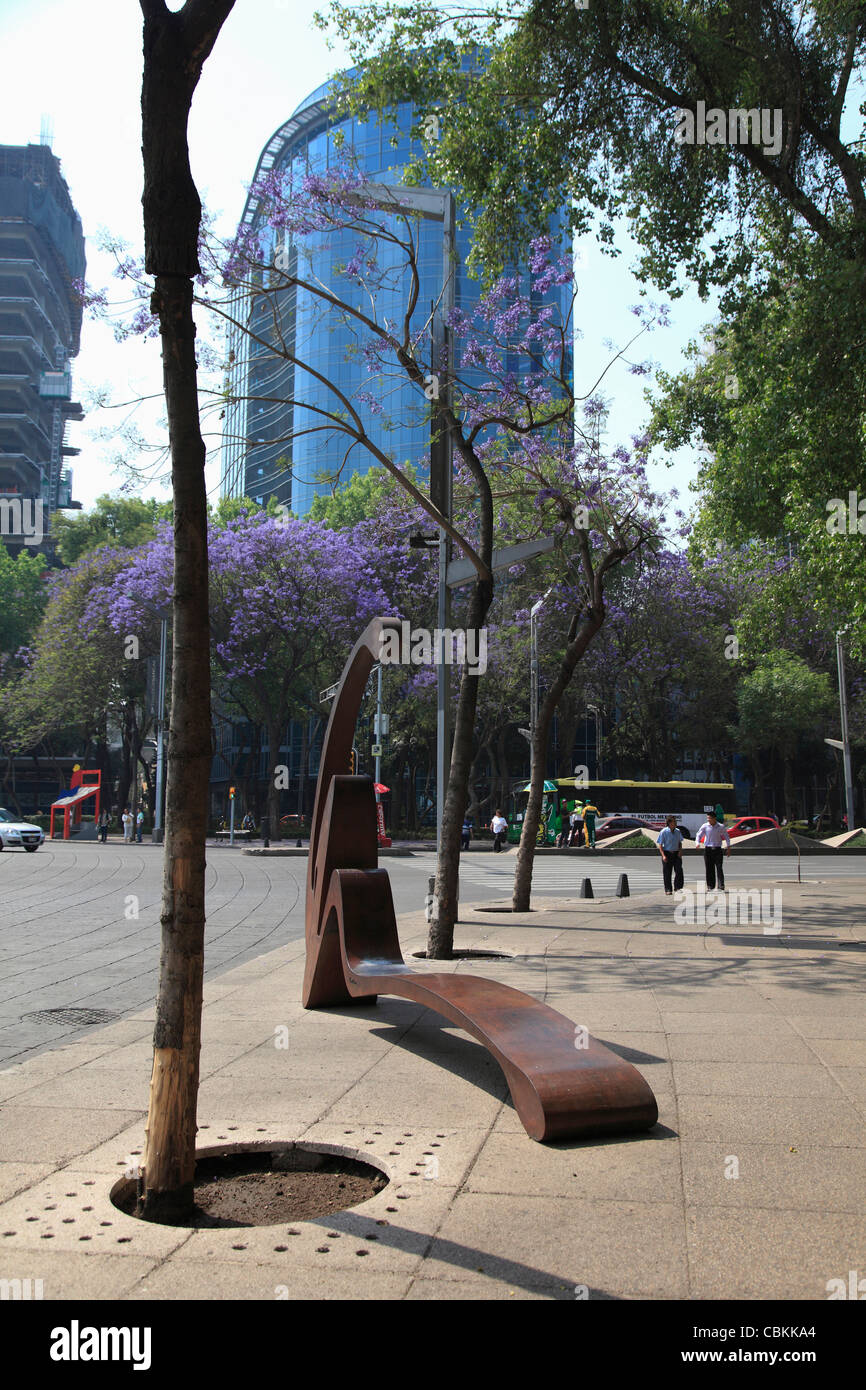 Paseo de la Reforma, Reforma, Mexico City, Mexico, North America Stock Photo