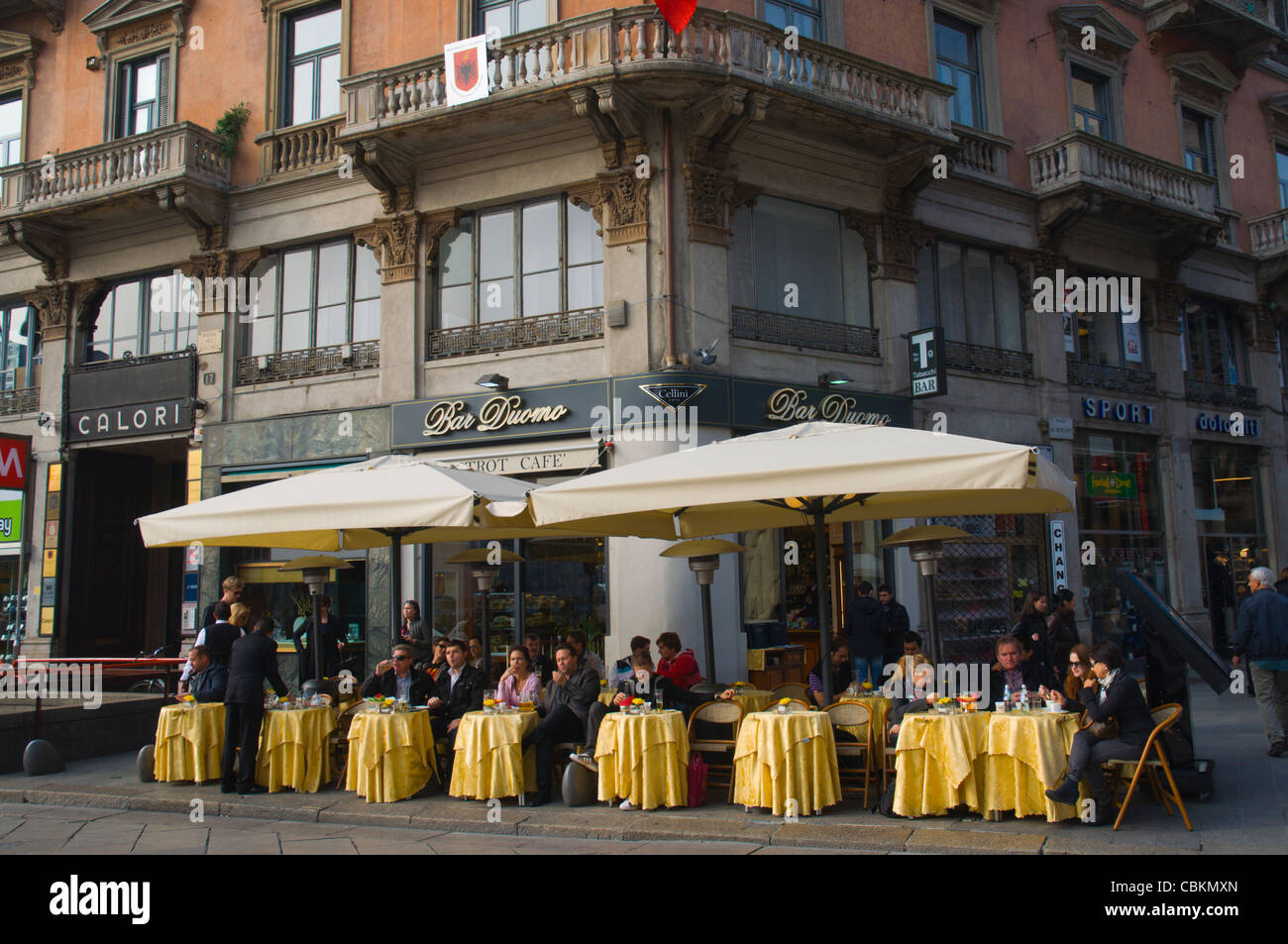 Milan cafe street hires stock photography and images Alamy