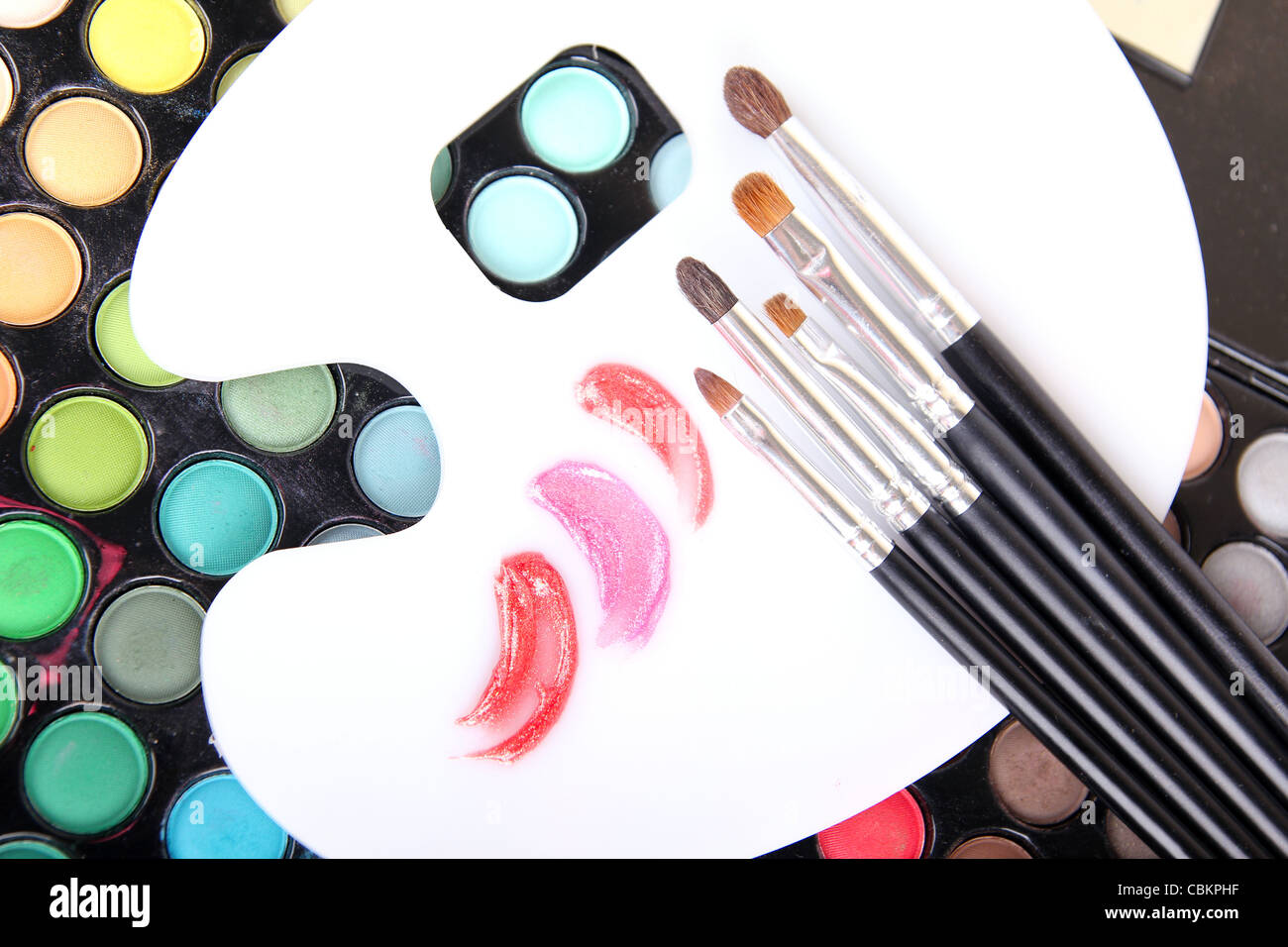 Professional tools for make-up artist, closeup Stock Photo - Alamy