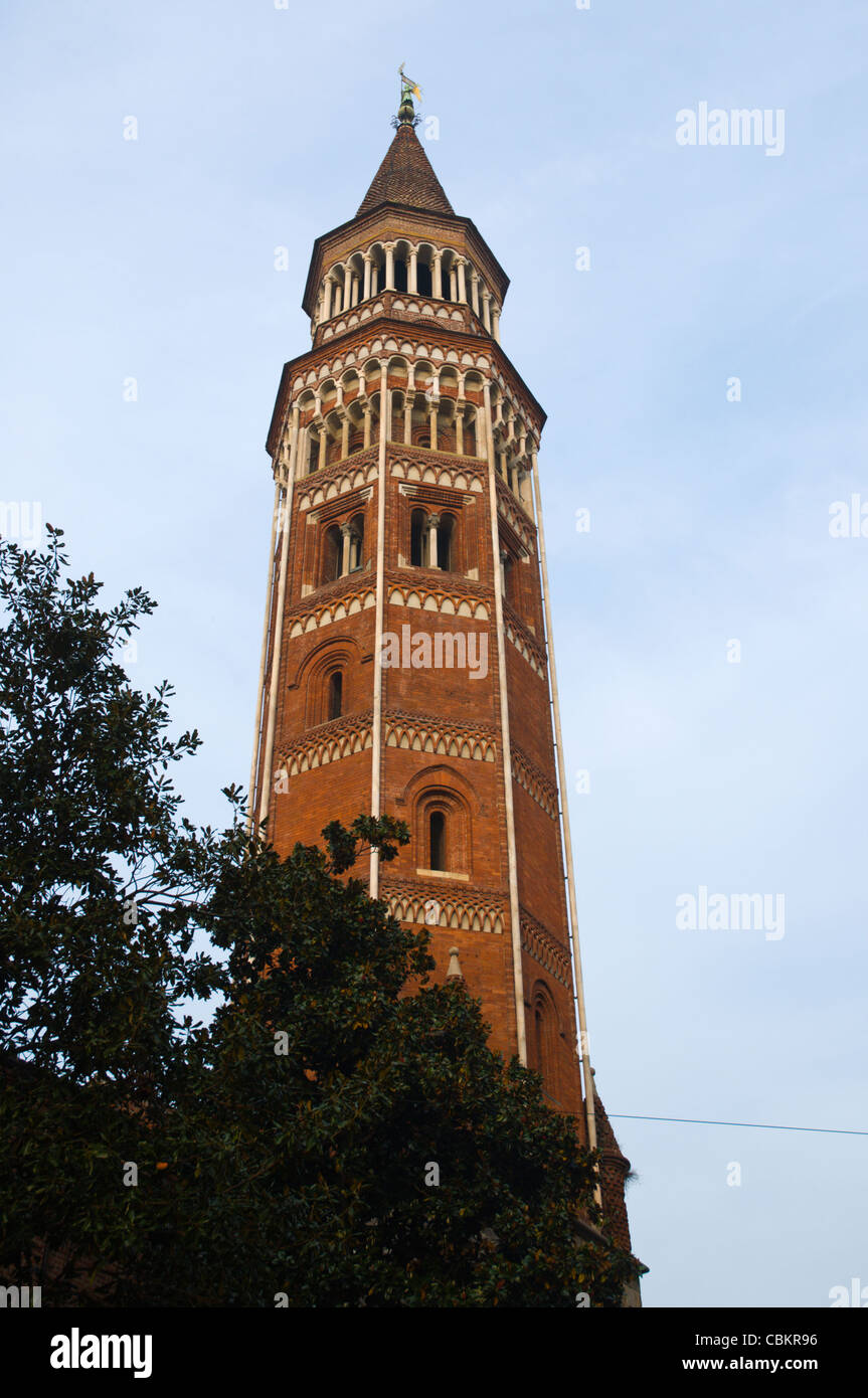 Tower of San Gottardo in Corte church (1336) Milan Lombardy region Italy Europe Stock Photo Alamy