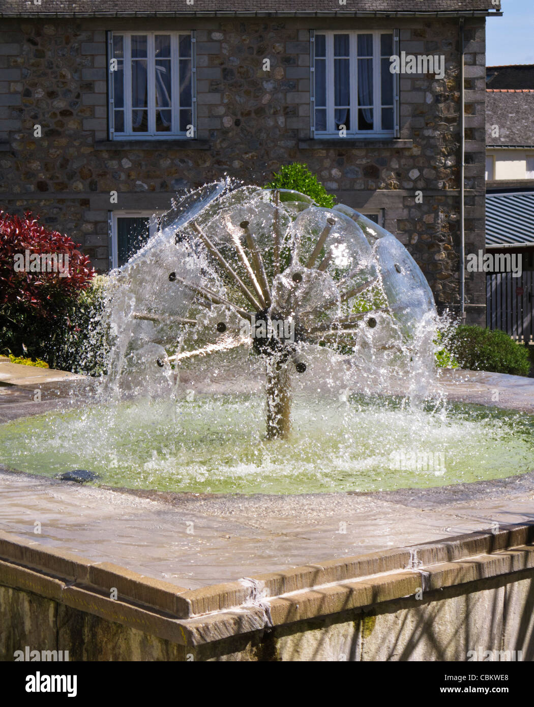 Public fountain in France Stock Photo Alamy