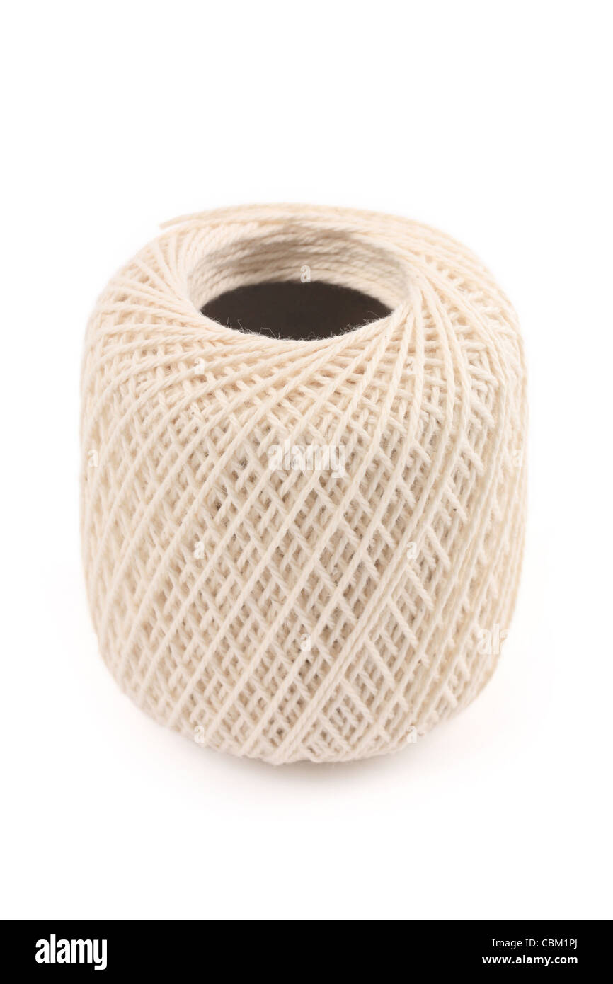 a ball of twine with white background Stock Photo Alamy