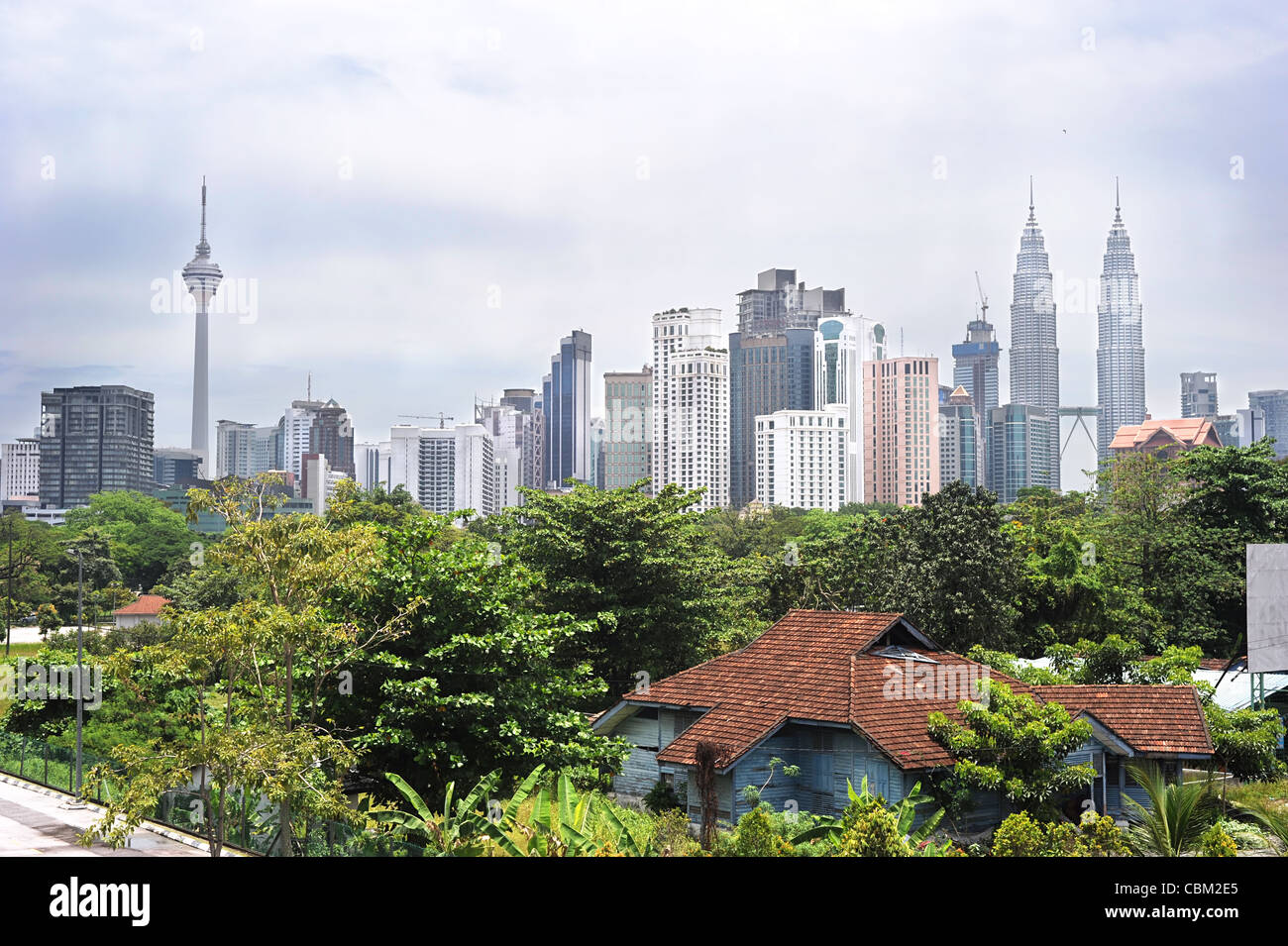 Panorama of Kuala Lumpur. Malasia Stock Photo