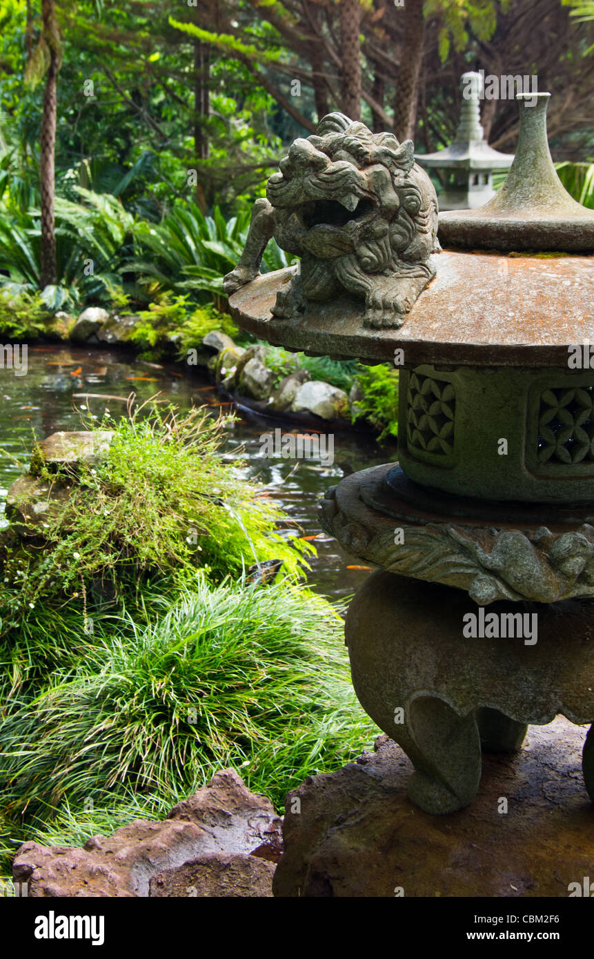 Japanese garden ornament Stock Photo Alamy