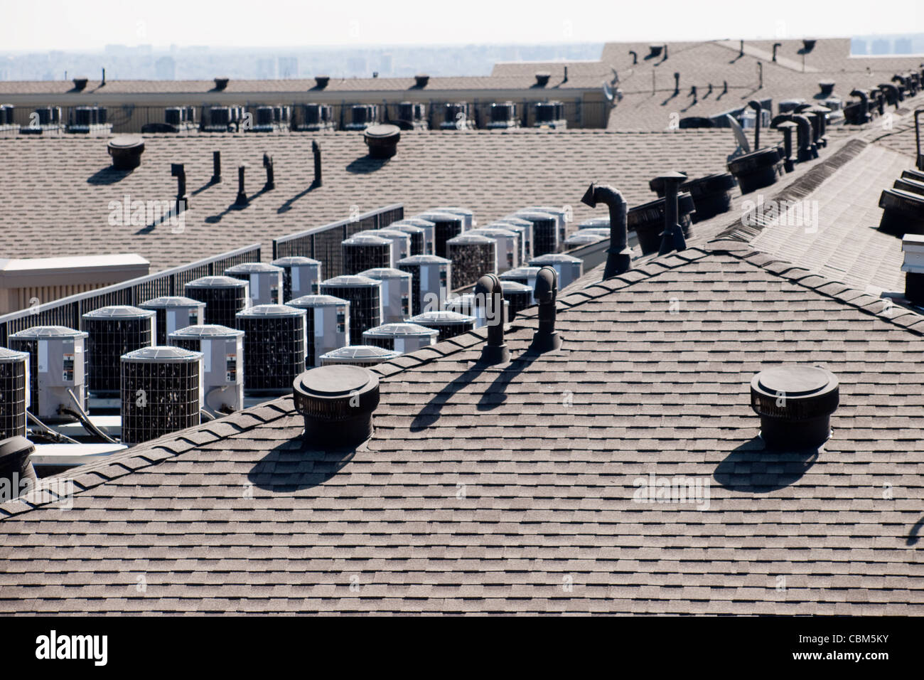 Rooftop of apartment building in Belmar, Colorado Stock Photo Alamy