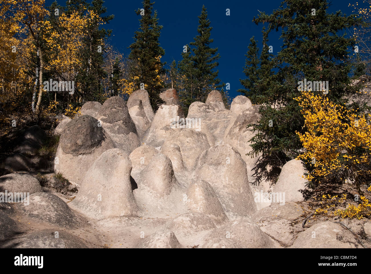 Wheeler Geologic Area Unique Rock Formations La Garita Wilderness Colorado USA Stock Photo