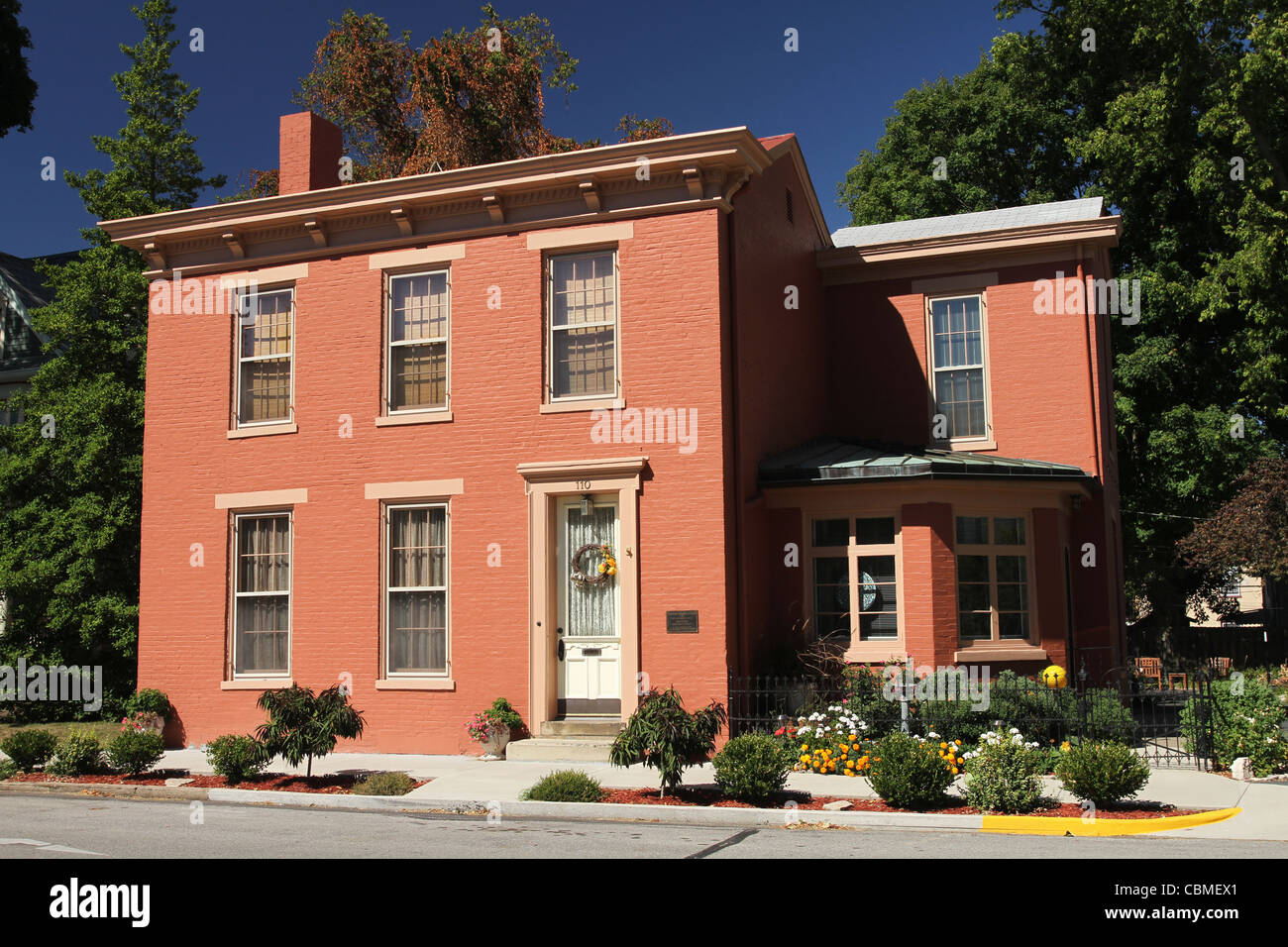 Historic House. Madison, Indiana, USA Stock Photo - Alamy