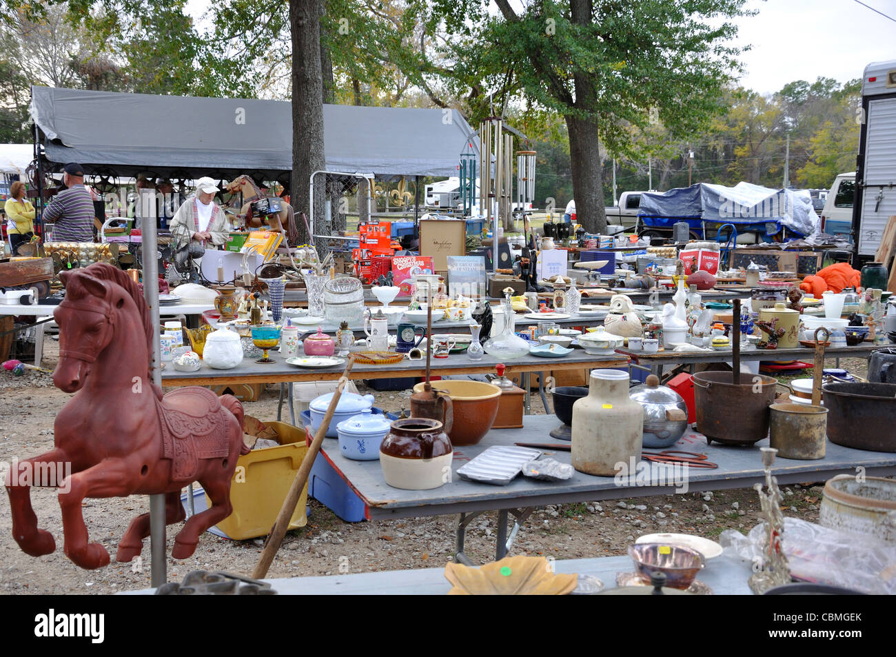 First Monday flea market, Canton, Texas, USA Stock Photo Alamy