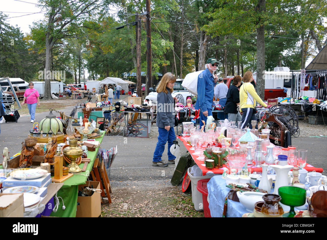 First Monday flea market, Canton, Texas, USA Stock Photo Alamy