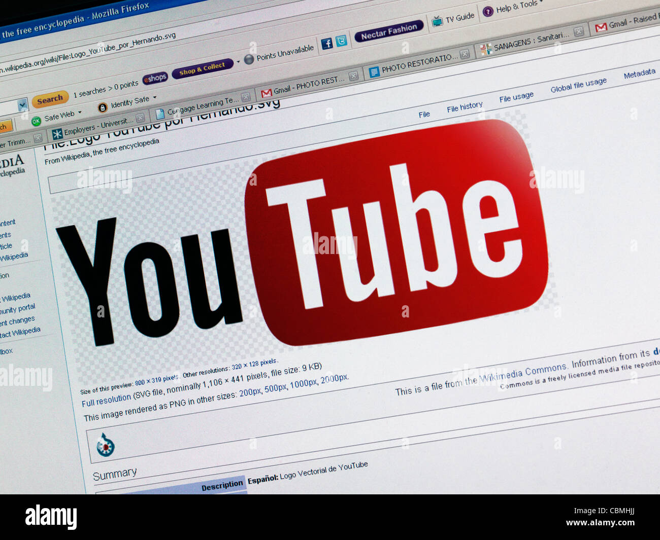 Youtube logo hi-res stock photography and images - Alamy