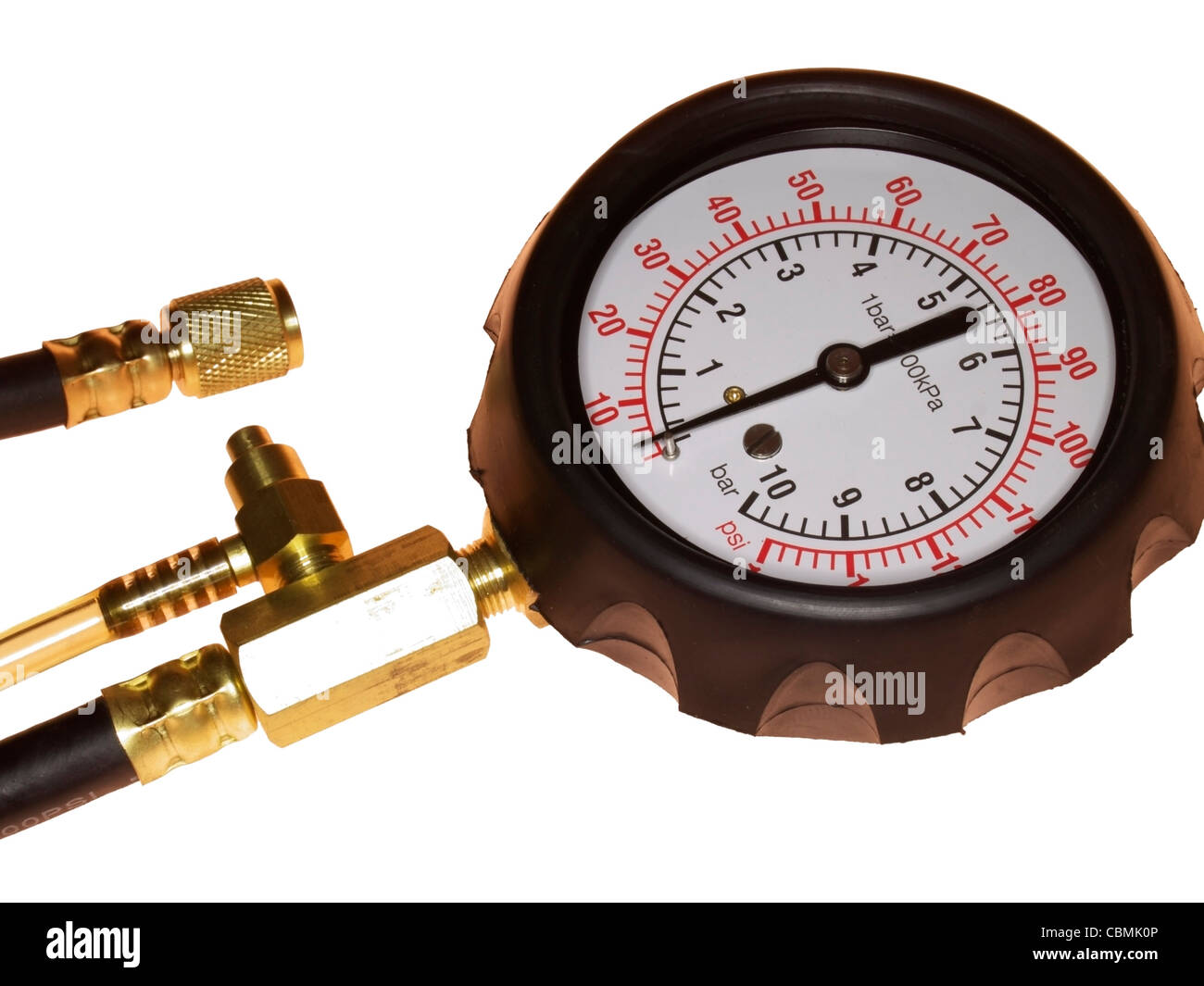 fuel pressure tester Stock Photo Alamy