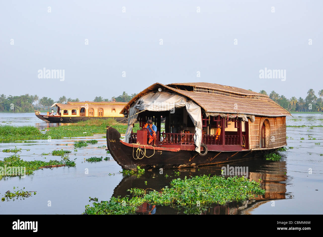 Houseboats of Kerala Stock Photo - Alamy