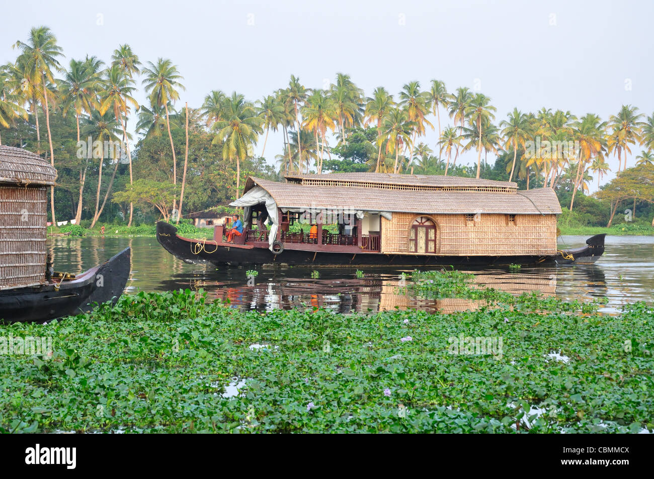 House Boat in Kerala Stock Photo
