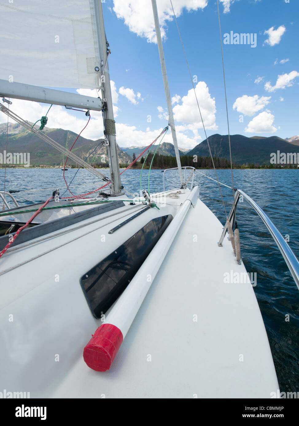 Sailing on the Lake Dillon, Colorado Stock Photo Alamy