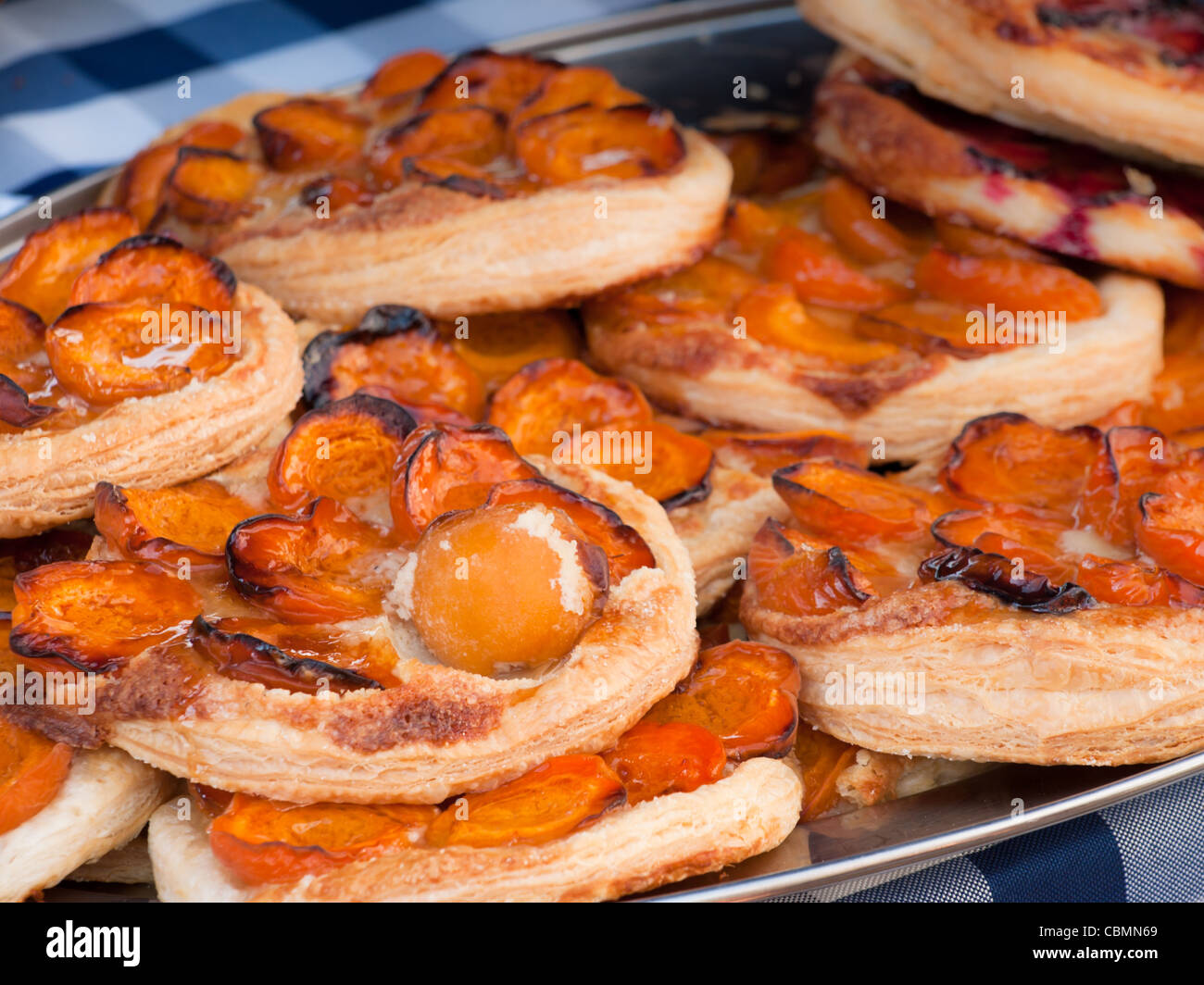 Pastries for sale at a farmers market Stock Photo Alamy