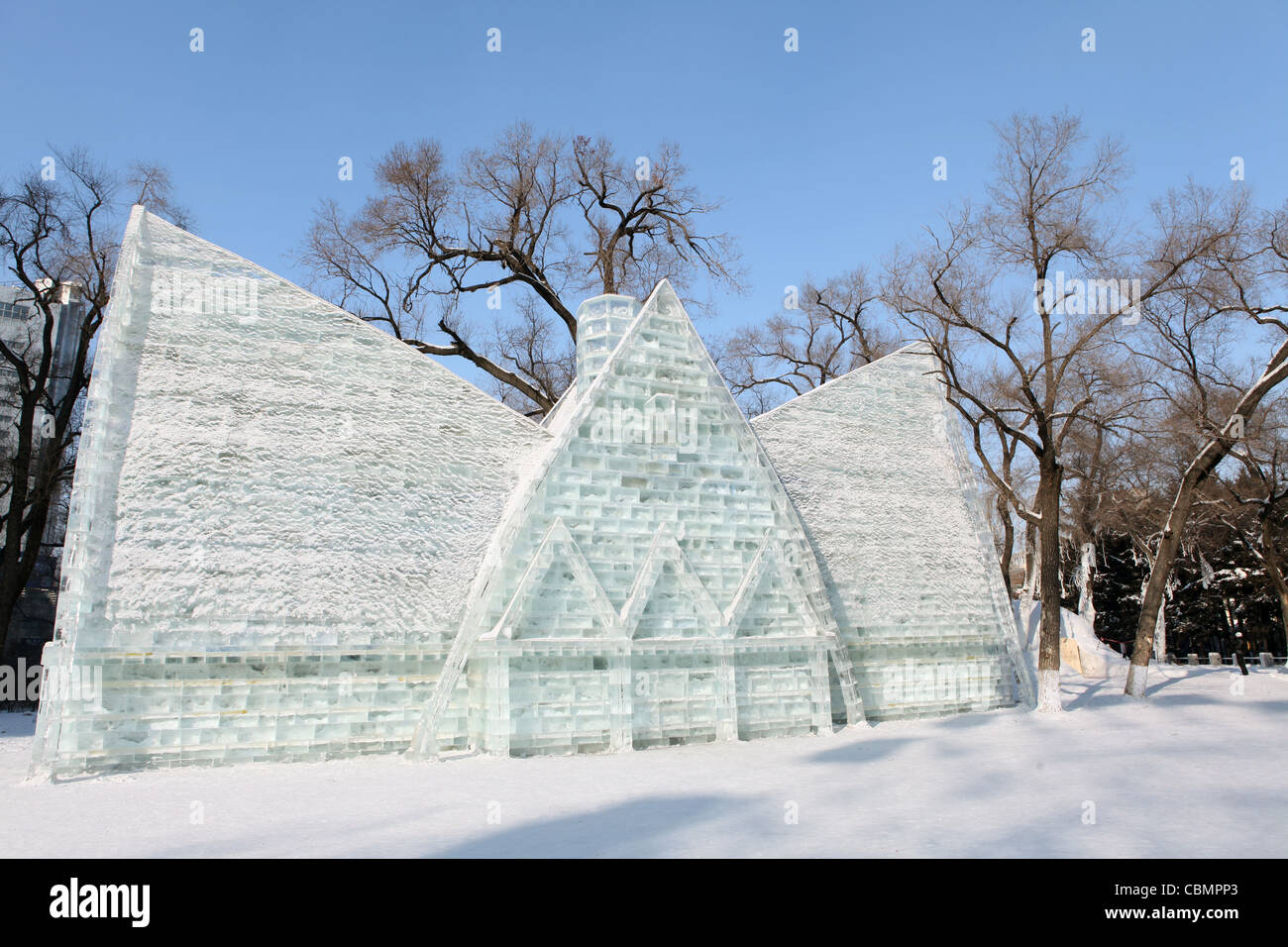 Ice and snow festival, Harbin, China, Heilongjiang Stock Photo