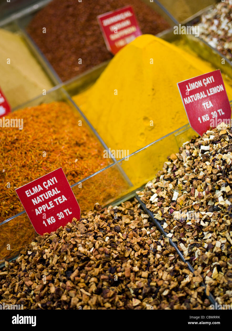 Spice Bazaar, in Fatih, Eminönü, Istanbul, Turkey Stock Photo