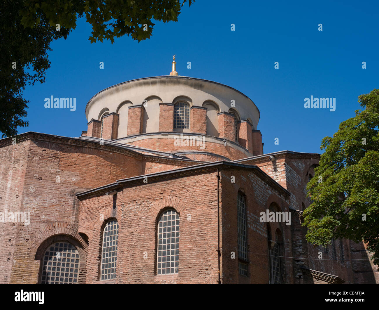 Church of Hagia Eirene in the First Courtyard  Topkapi Palace Istanbul Turkey Stock Photo