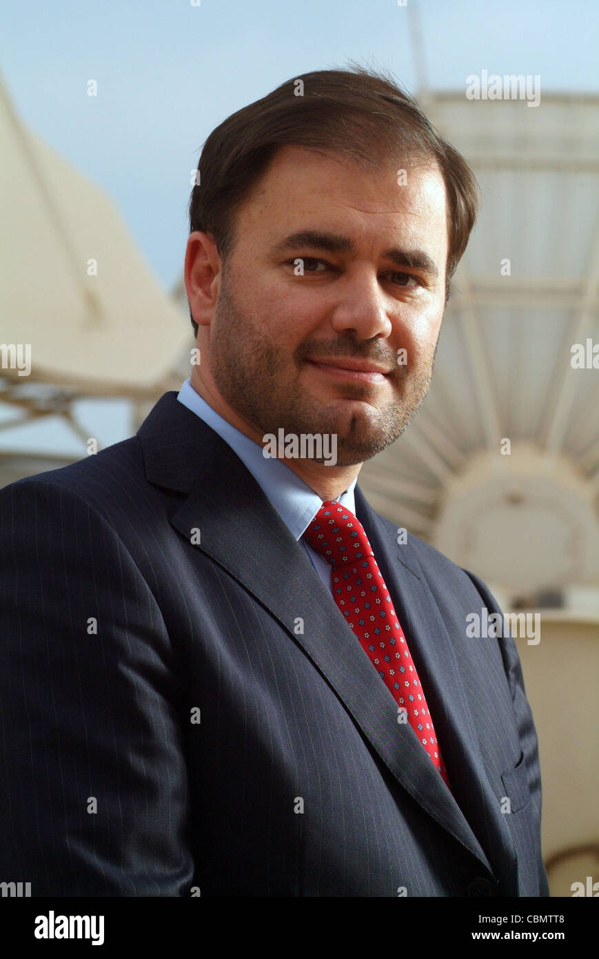 Waddah Khanfar Director General of Al Jazeera TV Satellite Network, at