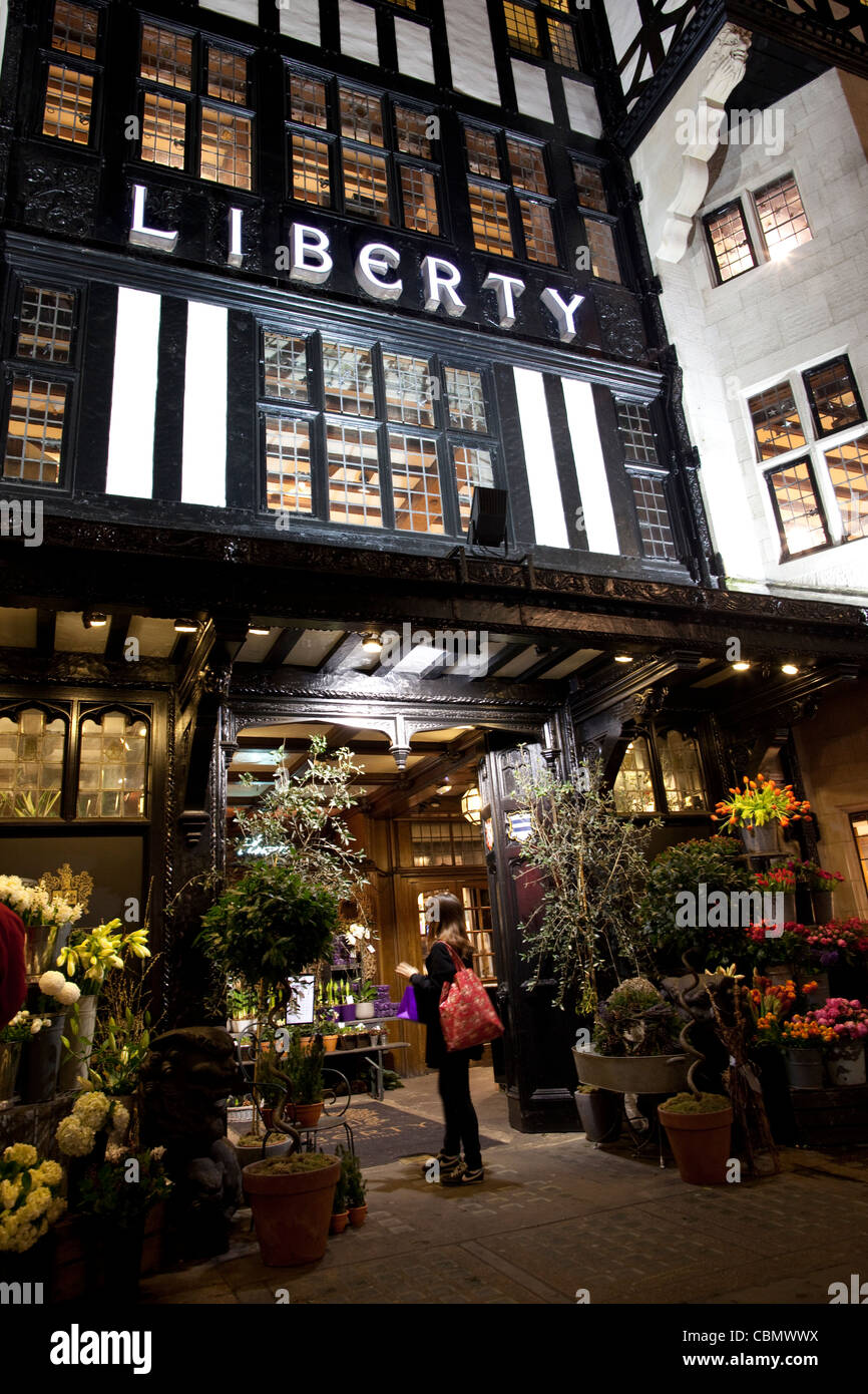 Liberty department store Christmas season London, United Kingdom. Photo