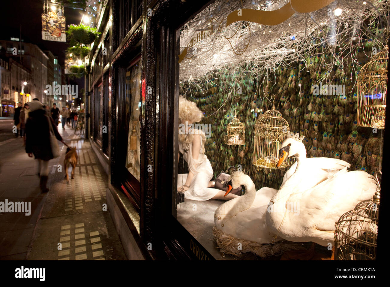 Liberty department store Christmas season London, United Kingdom. Photo