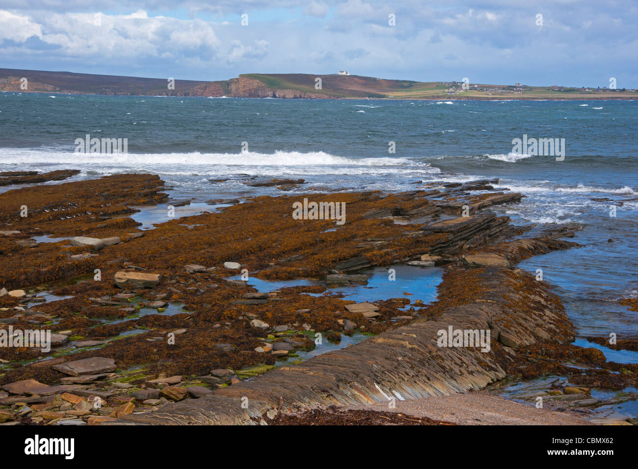 Dunnet Bay looking to Dunnet head, Thurso, Highland Region, Scotland ...