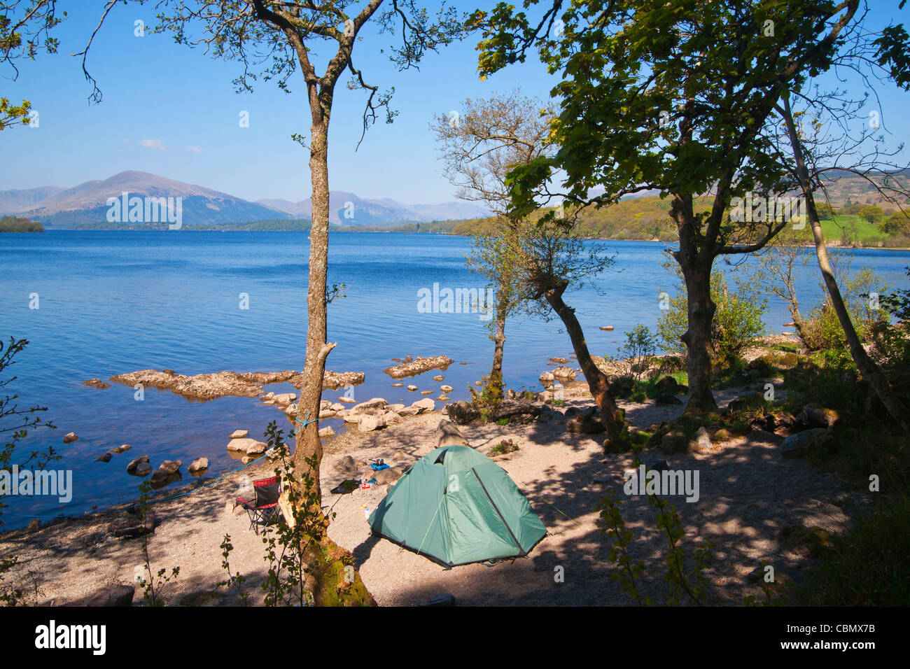 Camping Loch Lomond High Resolution Stock Photography And Images Alamy