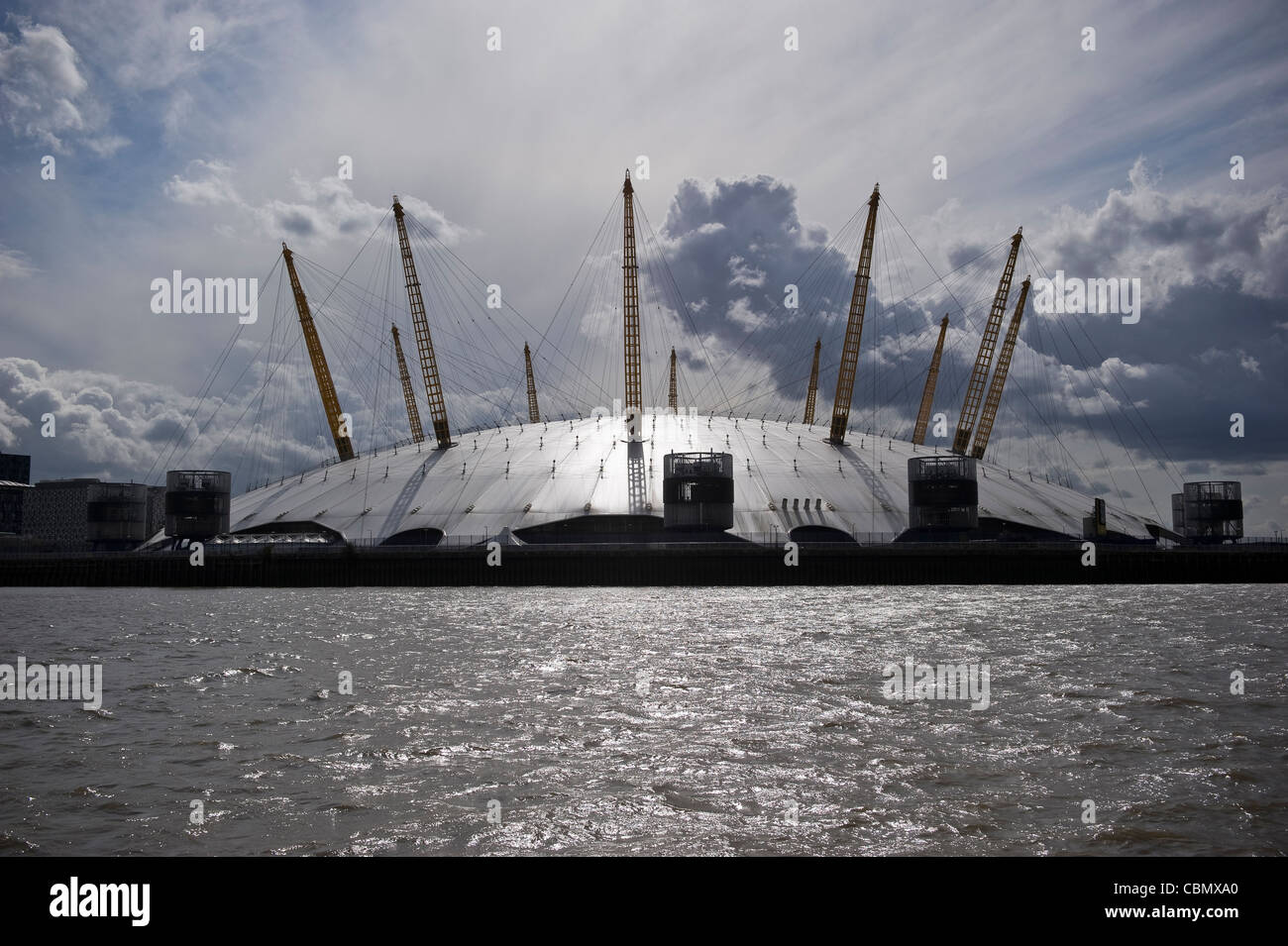 The O2 Arena formerly the Millennium Dome at Greenwich, London, UK Stock Photo