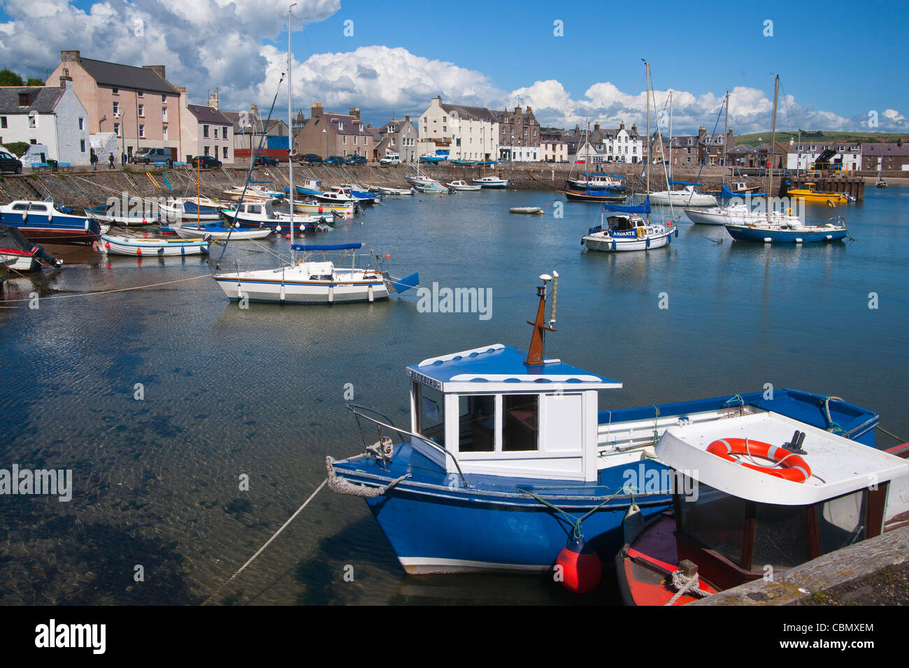 Stonehaven harbour, Aberdeenshire, Scotland Stock Photo Alamy
