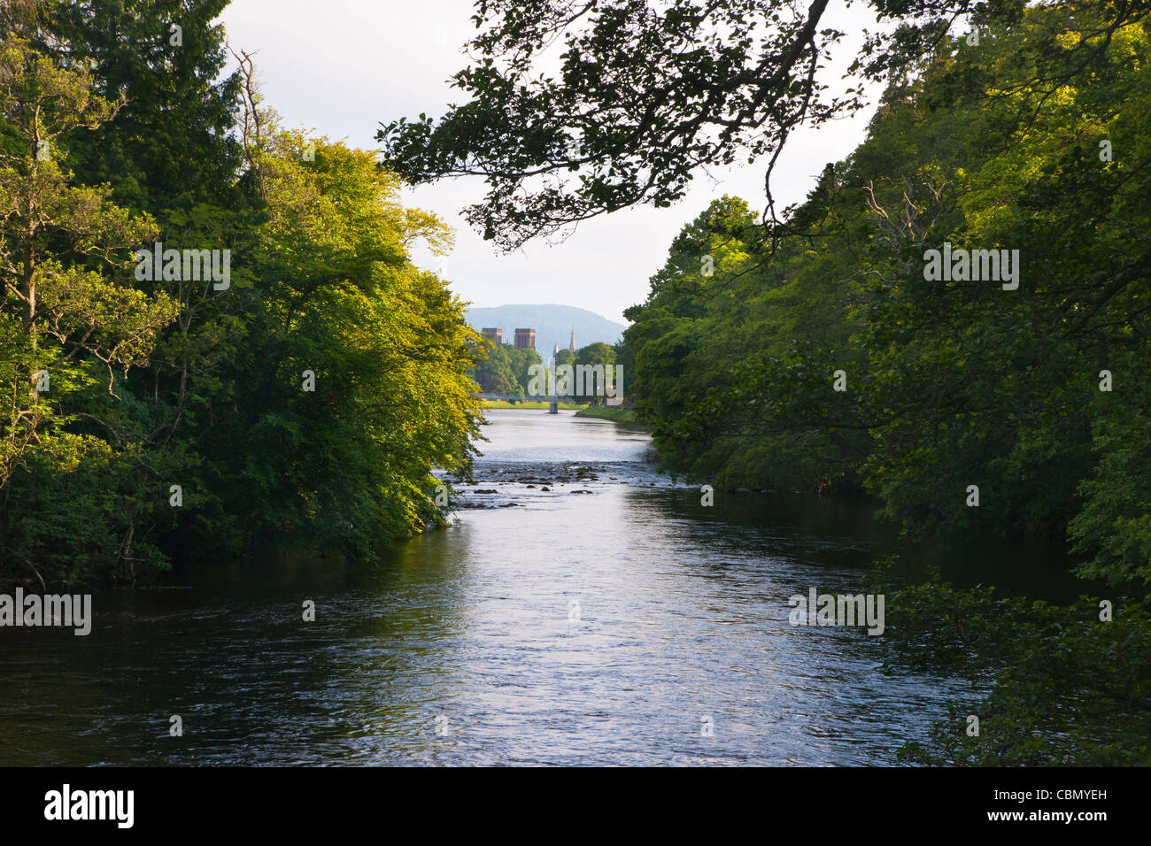 Islands walk, River Ness, Inverness, Highland Region, Scotland, 2011 Stock Photo