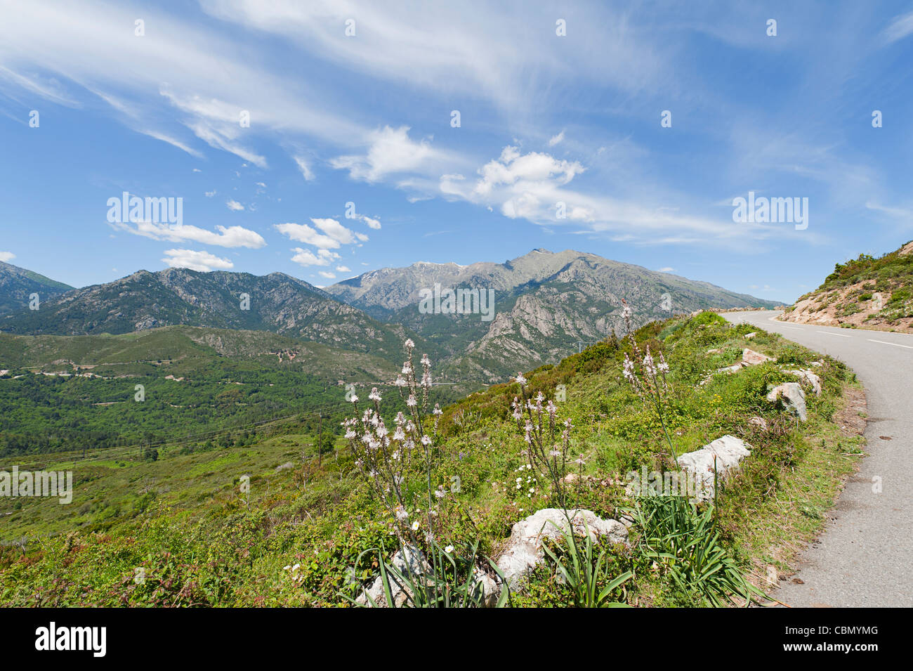 France mountain road hi-res stock photography and images - Alamy