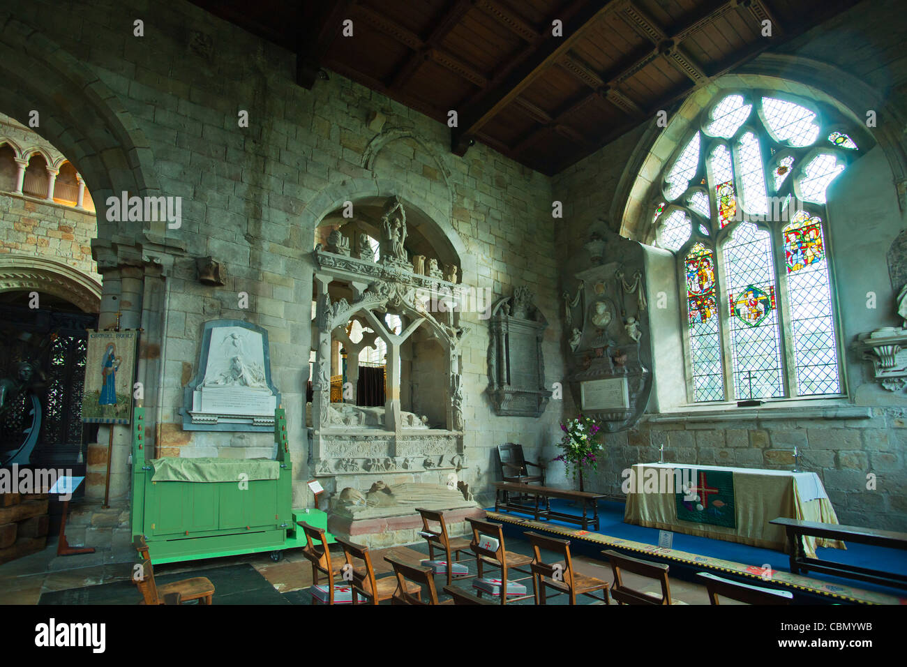 Cartmel Priory, Grange over Sands, Lake district, Cumbria, England