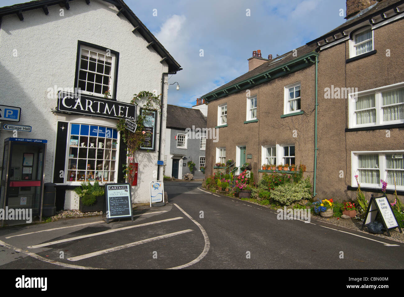 Cartmel village, Grange over Sands, Lake district, Cumbria, England