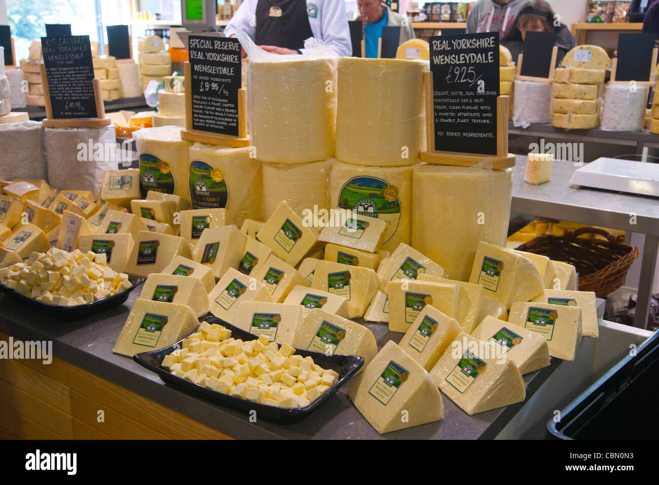Wensleydale creamery, cheese, Hawes, Yorkshire dales National Park